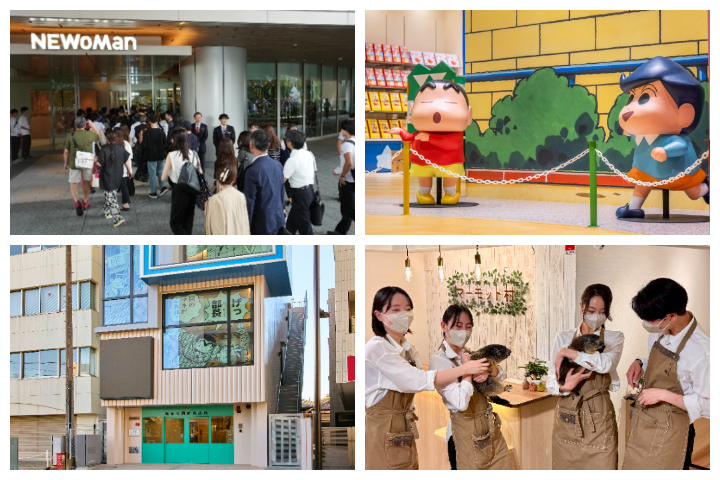 2025年東京陸續新增了許多熱門地標。　圖：LUMINE、Small planet、葛飾區、土撥鼠村／提供