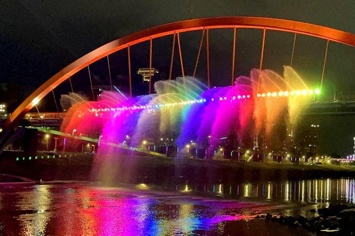 ▲「2025台北水舞嘉年華」10/07-10/19天天都有精彩水舞秀。　圖：臺北市政府觀光傳播局／提供