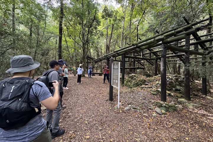 ▲泰雅族半穴居與糧倉結構。　圖：臺中市政府觀光旅遊局／提供
