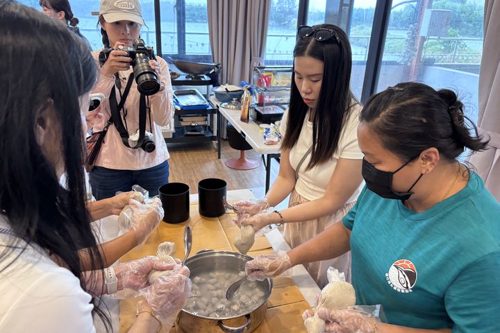 ▲蘆竹溝漁村風味餐製作。　圖：臺南市政府農業局／提供