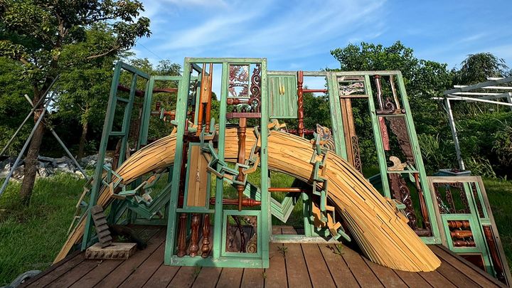 ▲貝馬丁 MARTYN BARRATT《生生不息》。 圖:北海岸及觀音山國家風景區管理處/提供