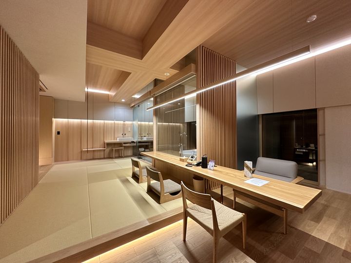 ▲GRANDIA 芳泉的開放式客房,散發日式風格獨有的雅致之美。 圖:太平洋旅行社/提供