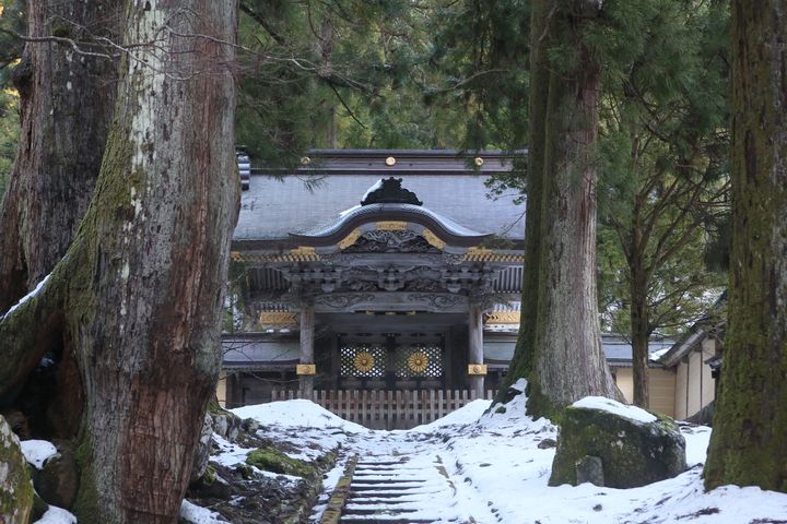 ▲雪中的永平寺莊嚴而寧靜。 圖:太平洋旅行社/提供