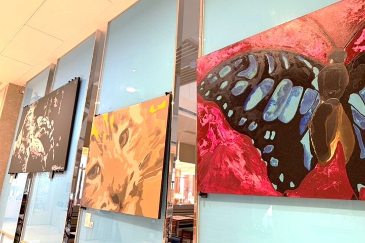 ▲陳子強畫展作品。　圖：知本金聯世紀酒店／提供