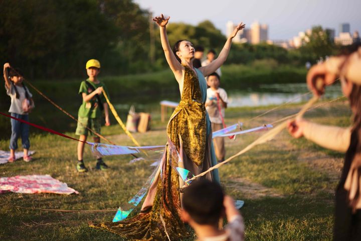 舞蹈生態系互動演出。　圖：新北市政府水利局／提供