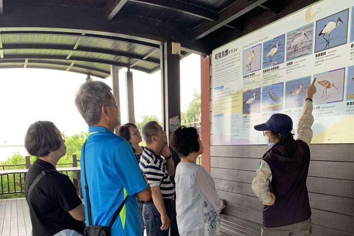 ▲賞鳥亭解說。　圖：臺南市政府／提供
