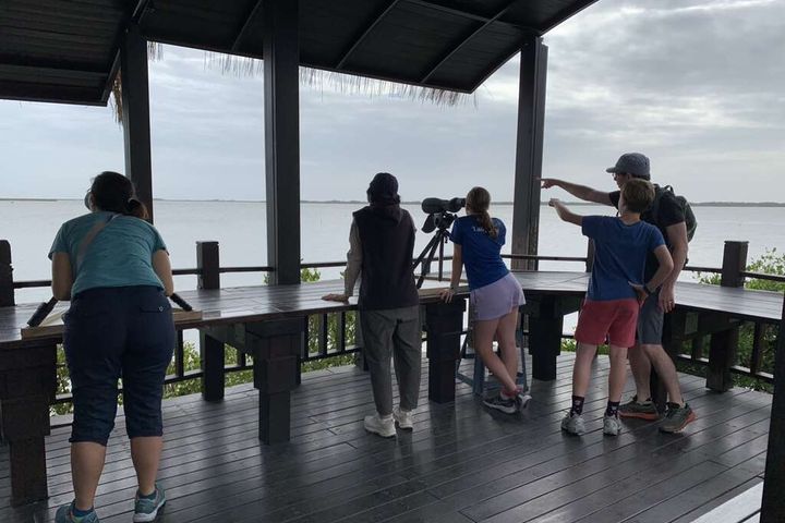 ▲賞鳥亭望遠鏡。　圖：臺南市政府／提供