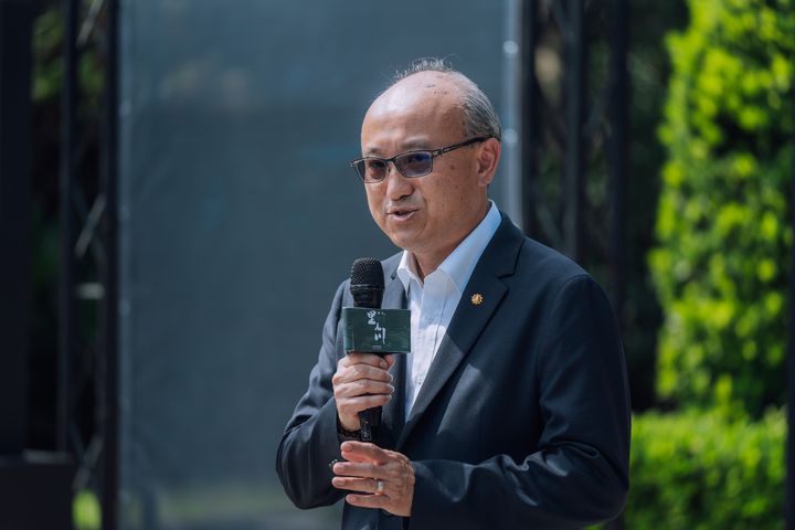 ▲台北指南宮主任委員高超文。　圖：台北里山川公共藝術計畫／提供