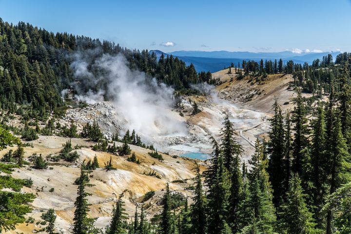 拉森火山國家公園主要景觀即為拉森火山，也是世界上最大的穹頂火山。　圖：shutterstock／來源