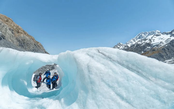 ▲紐西蘭首庫克山塔斯曼冰川直升機健行體驗。　圖：Klook／提供