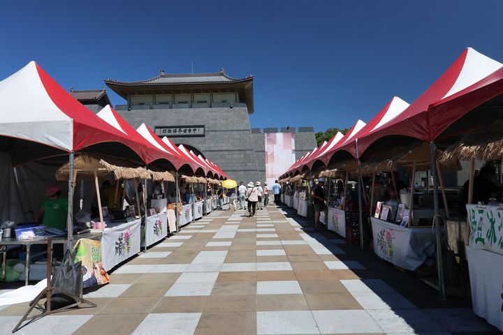 ▲一邊逛市集、體驗手作，感受唐代市井風情。　圖：中台世界博物館／提供