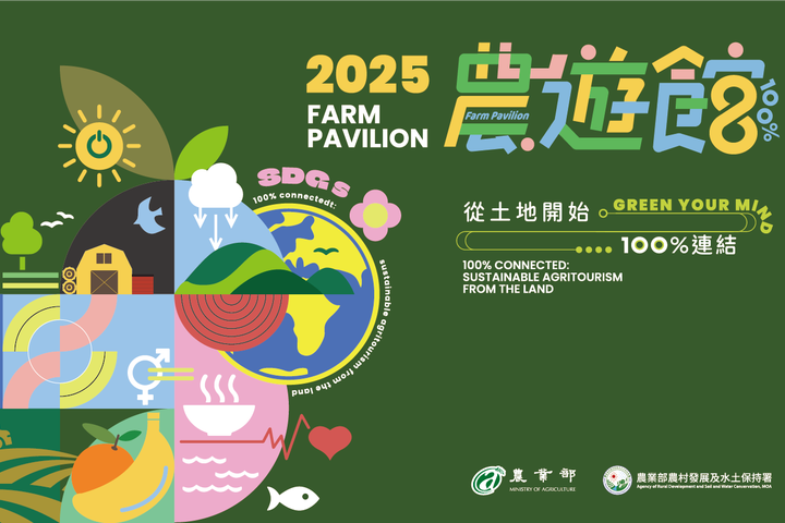 2025台北國際旅展-2025農遊館主視覺。　圖：農業部農村發展及水土保持署／提供 