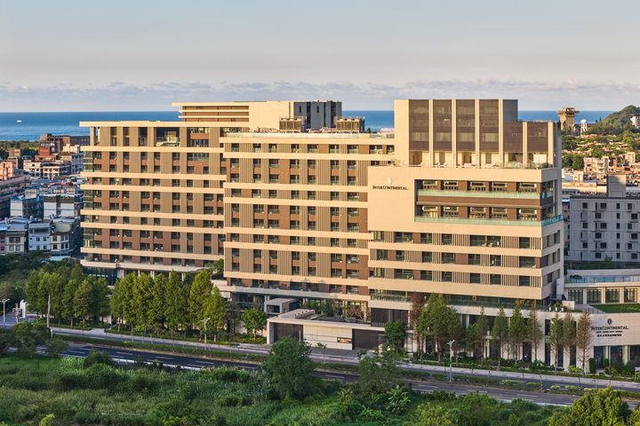 新北北海溫泉洲際酒店是北海岸首間國際奢華品牌酒店。　圖：新北北海溫泉洲際酒店／提供