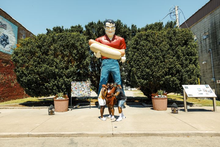 ▲美國經典「66號公路」系列－伊利諾州保羅班楊消音巨人。　圖：美國國家旅遊局／提供