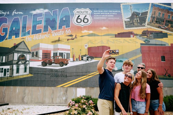 美國經典「66號公路」系列－堪薩斯州佳麗那小鎮 Galena。　圖：美國國家旅遊局／提供 