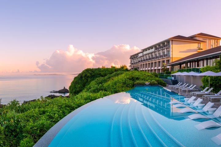 沖繩海麗客蘭尼獨家推薦冬日泳池體驗。　圖：沖繩海麗客蘭尼度假村／提供