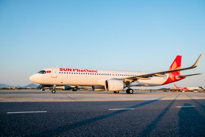 ▲太陽富國航空以富國島為營運樞紐，連結東北亞主要城市。　圖：太陽富國航空／提供