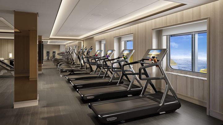 ▲配備 Technogym 器材的健身中心。　圖：太平洋旅行社／提供