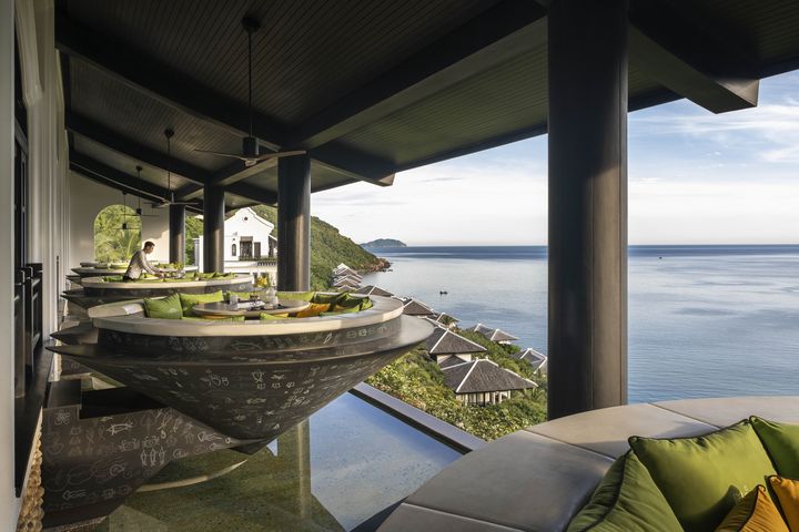 ▲峴港洲際半島酒店被封為是亞洲最美飯店，曾連續三屆蟬聯「世界頂級豪華度假村金獎」。　圖：晴日旅遊／提供