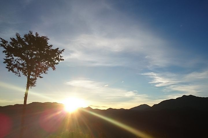 ▲阿里山林業鐵路加開元旦祝山線觀日列車，讓旅人清晨到聞名全球的祝山平台迎接第一道曙光。　圖：阿里山賓館／提供