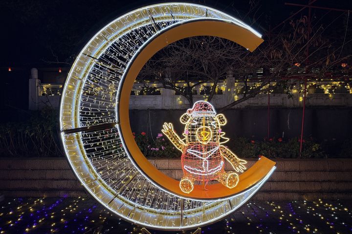 ▲「2025山谷燈光節」喔熊燈飾。　圖：參山國家風景區管理處／提供