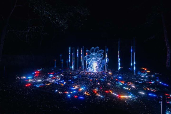 ▲《空山祭》作品－陳普《聲波花》。　圖：台南市政府／提供