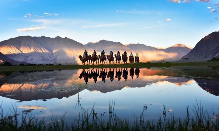 ▲深入探索奴布拉河谷的壯闊景緻。　圖：百合旅行社／提供