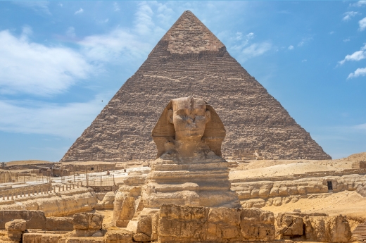 ▲參觀吉薩金字塔群，深度感受古埃及建築智慧。　圖：百合旅行社／提供