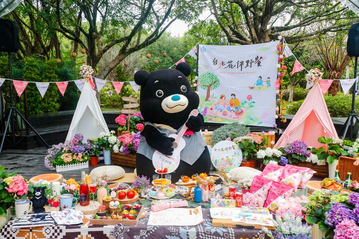 「台北花伴野餐」融合花園城市理念與永續精神，邀您共創浪漫春日回憶。（圖為2024台北花伴野餐資料照）。　圖：臺北市觀光傳播局／提供