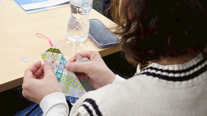 ▲「隨心慢遊・遇見岡山」講座體驗手作 mt 紙膠帶書籤。　圖：岡山縣台灣推廣事務所／提供