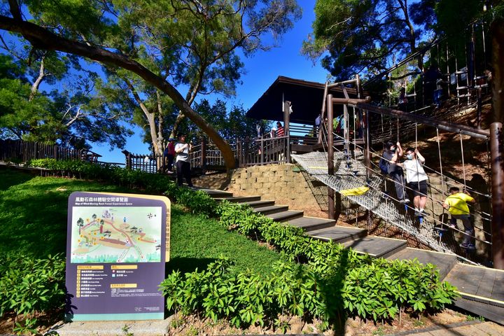 ▲8號步道終點的「風動石森林體驗空間」。　圖：臺中市風景區管理所／提供