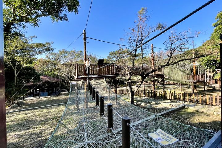 ▲1號步道04k體能訓練場「森林探索站」。　圖：臺中市風景區管理所／提供