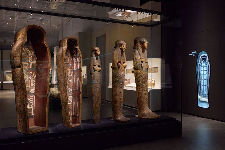▲香港故宮舉辦「古埃及文明大展－埃及博物館珍藏」，展出逾250件埃及文物瑰寶，呈現香港歷來最大規模的埃及文物展。　圖：香港故宮／提供