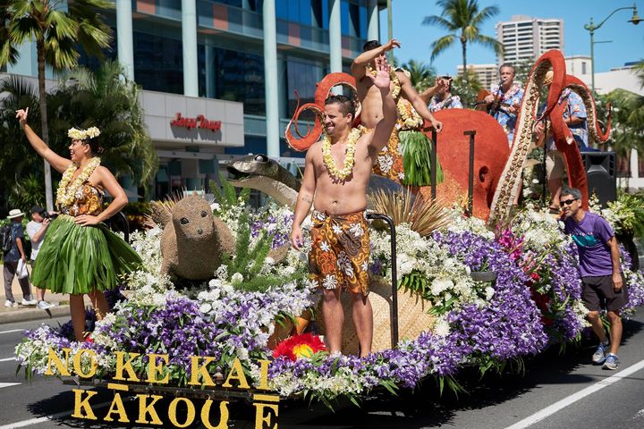 ▲阿囉哈節的「花卉大遊行」。　圖：Aloha Festivals／來源