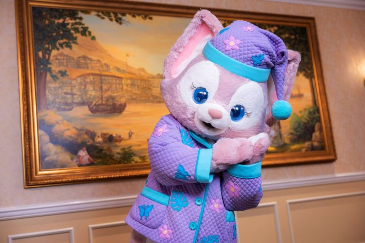 ▲香港迪士尼樂園酒店國賓廳，達菲與好友將換上溫馨可愛的睡衣現身。　圖：香港迪士尼樂園度假區／提供