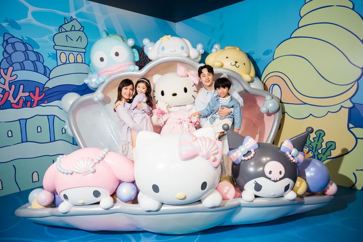 ▲香港海洋公園與Sanrio characters打卡。　圖：香港海洋公園／來源