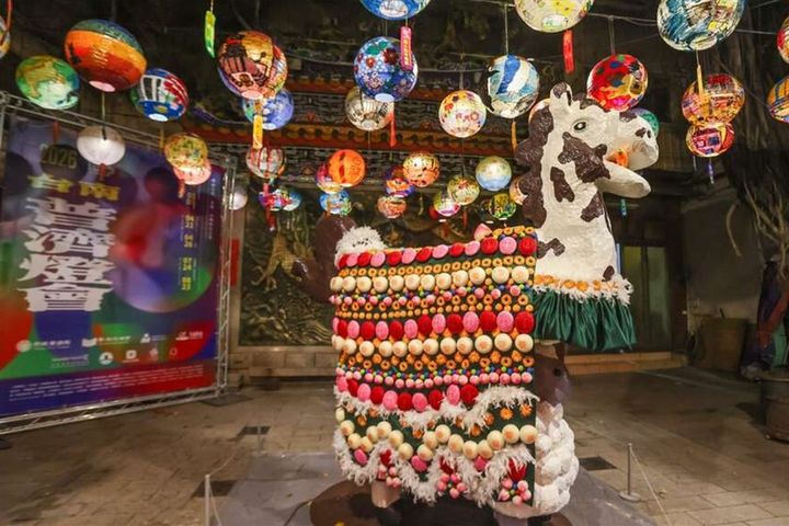 2026「普濟燈會」主燈《等一下馬》。　圖：普濟文史研究協會／提供