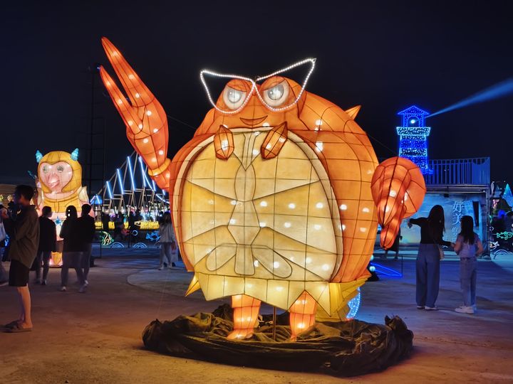 ▲「鱟隊長」表示，我不是龍蝦。　圖：嘉義縣政府新聞行銷處／提供