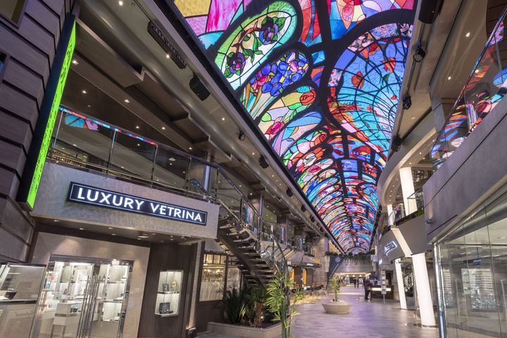 ▲標誌性「榮耀大道」。　圖：MSC 地中海郵輪／提供