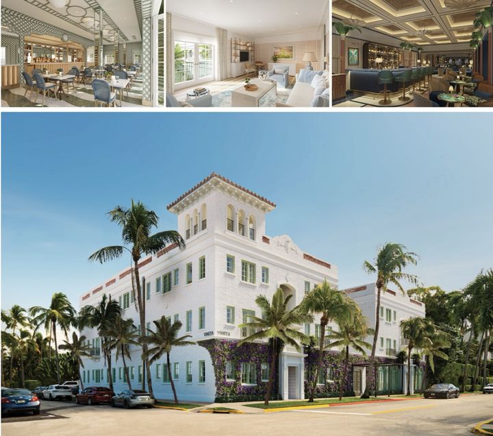 ▲翻新後的「The Vineta Hotel」日前於佛羅里達棕櫚灣開幕。　圖：Heavens Portfolio／提供