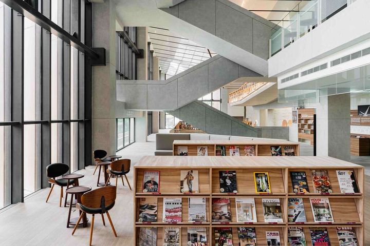 ▲樂齡報刊區。　圖：台東縣政府／提供