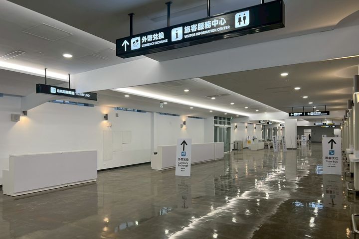 ▲蓬萊國際旅運中心旅客大廳。　圖：臺灣港務股份有限公司／提供