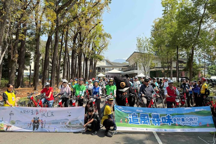▲觀光署於茂林啟動《出發吧！臺灣騎時很美麗》2026自行車年度盛典，透過雙輪探索臺灣島嶼之美 。　圖：交通部觀光署／提供