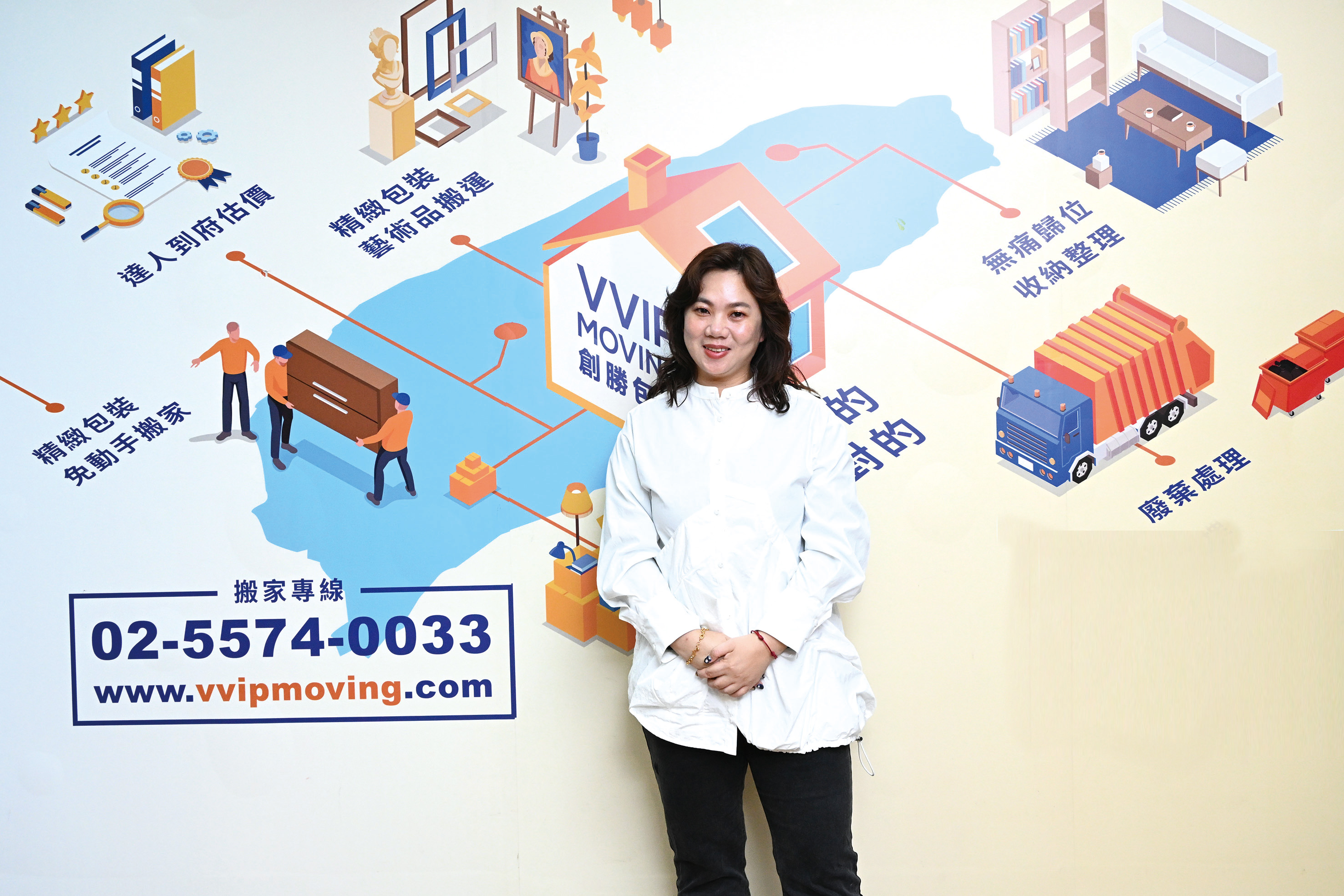 創勝包裝 VVIP Moving 執行長賴怡之。　圖：創勝包裝／提供