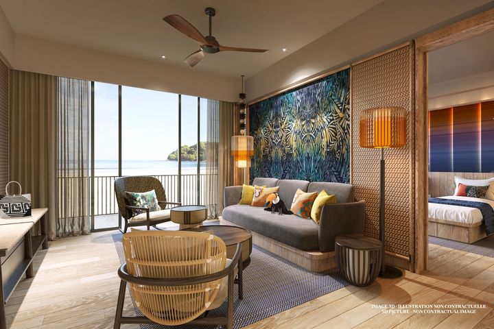 ▲度假村座落於自然綠意之中，其中包含39間謐境探索系列套房，可享受專屬奢華服務。　圖：Club Med／提供