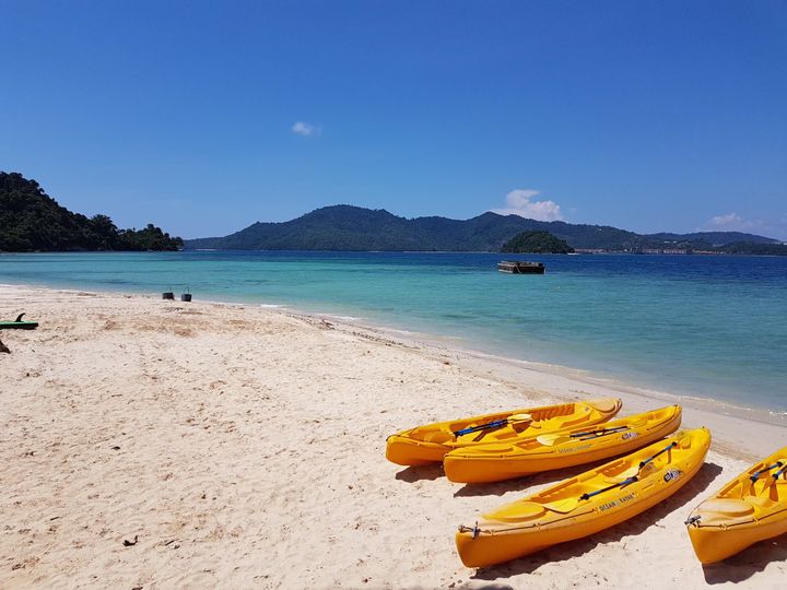 ▲保留生態原貌的淘夢島，適合玩水、放空一整天。　圖：永信旅遊／提供