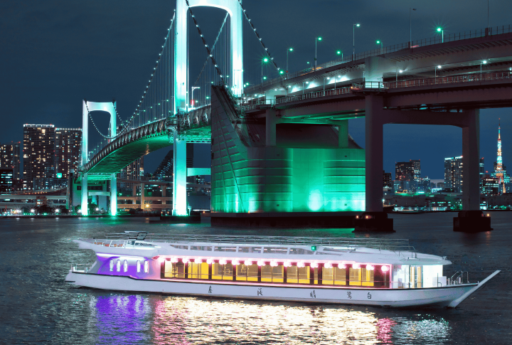  ▲日本最大級的屋形船「白鷺」。　圖：晴海屋／提供