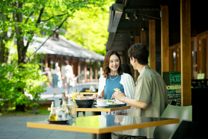 輕井澤星野度假區的「榆樹街小鎮」。　圖：星野集團／提供