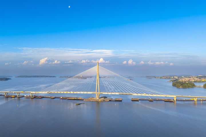 赫爾辛基「庫努武里橋」開放行人、自行車通行。　圖：Helsinki Partners／提供 