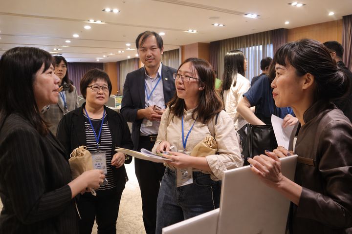 ▲與穆斯林驗證業者面對面交流，展示特色服務並促進與旅行社媒合，強化穆斯林旅客需求。　記者-林秀美／攝